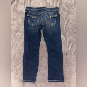 ana Women's Straight Jeans Blue Denim Size 8/29  Regular Stretch Pockets